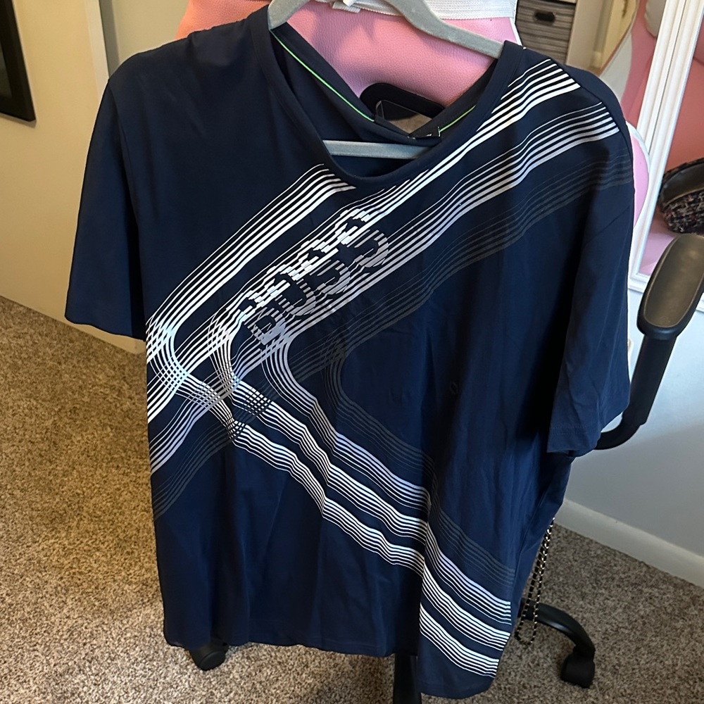 Hugo Boss Navy Blue Short Sleeve Tee